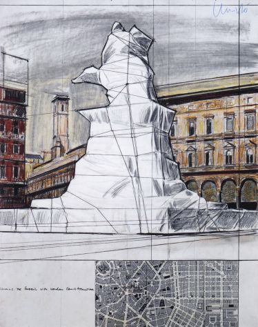 Christo STUPENDE FOTO cartoline FIRMATE Rabarama Biggi Mambor Schifano - Foto 3