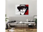 Quadro Pop Art John Taylor dei Duran Duran
