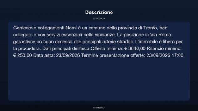 Immobile in asta di 19 m² in vendita a Nomi - Foto 5