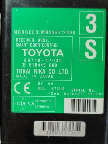 MODULO RICEVITORE TELECOMANDO TOYOTA Prius 3° Serie 89740-47030 2ZRFXE hybrid 1798 (0916) - Foto 3