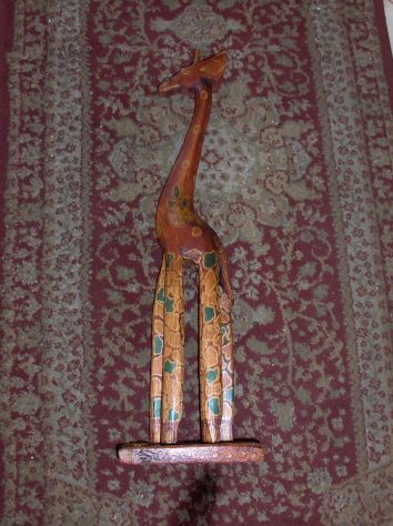 Trio Antche Sculture Giraffe - Foto 9