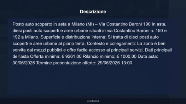 Immobile in asta di 87 m² in vendita a Milano - Foto 10