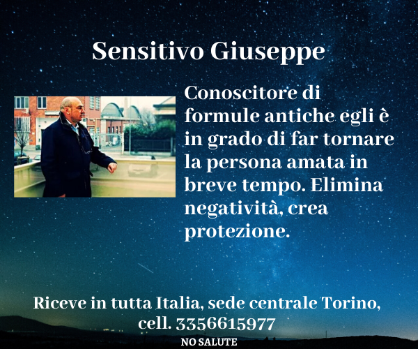 SENSITIVO GIUSEPPE FAMOSO RICEVE A MILANO - Foto 2