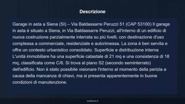 Immobile in asta di 21 m² in vendita a Siena - Foto 4