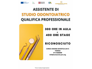 ASSISTENTE DI STUDIO ODONTOIATRICO - QUALIFICA PROFESSIONALE