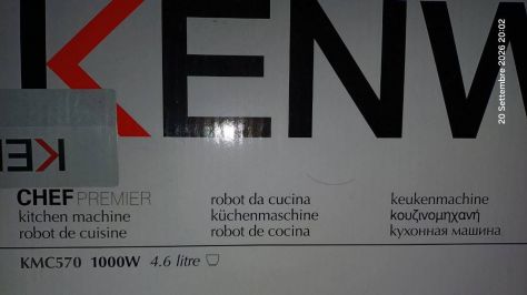Kenwood KMC570 Chef Premier Impastatrice Planetaria MAI USATA - Foto 6