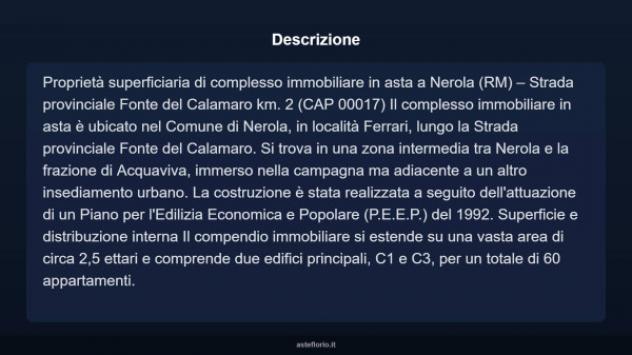 Immobile in asta di 25000 m² in vendita a Nerola - Foto 3