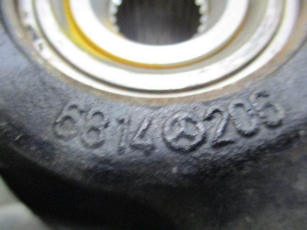 1683370345 MOZZO MONTANTE FUSELLO ANTERIORE SINISTRO MERCEDES CLASSE A W168 LUNGA 1.7 D 70KW 5M 5P (2002) RICAMBIO USATO 1683301620 - Foto 4