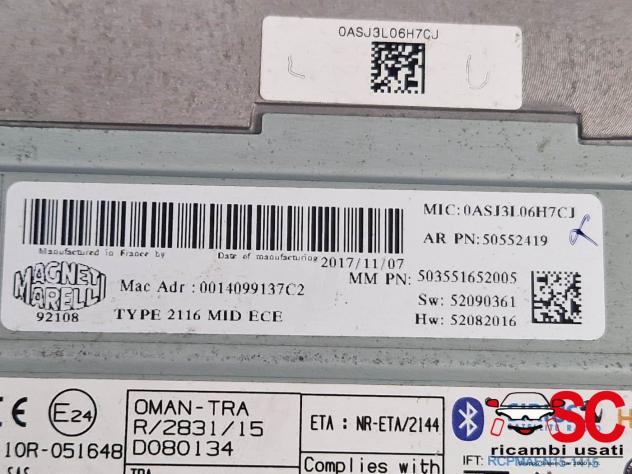 AUTORADIO ALFA ROMEO Giulia Serie (952_) 50552419 (16) - Foto 4
