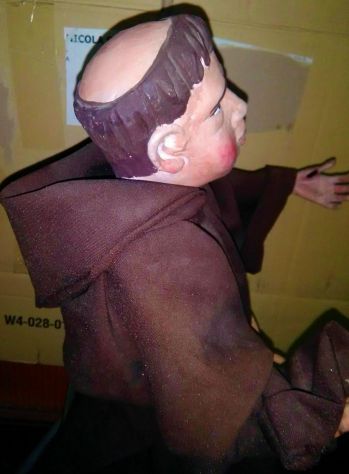 O' MONAC - personaggio dell'arte del presepe napoletana . vintage in terracotta - Foto 10