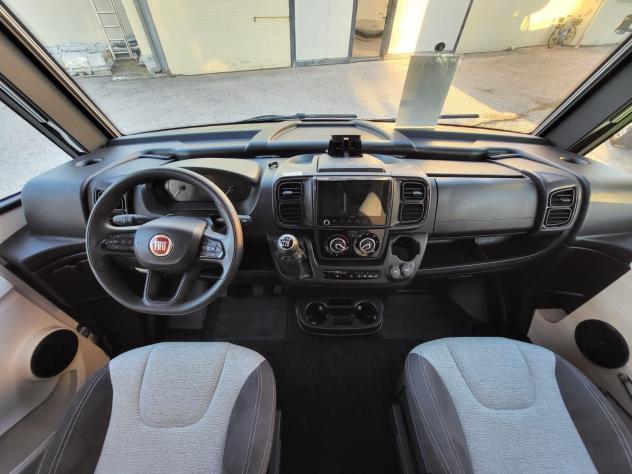 MOTORHOME CHAUSSON DUCATO BASCULANTE GARAGE CLIMATIZZATORE LETTI CASTELLO POSTERIORI GENERALI CAMPER USATI 492 - Foto 7