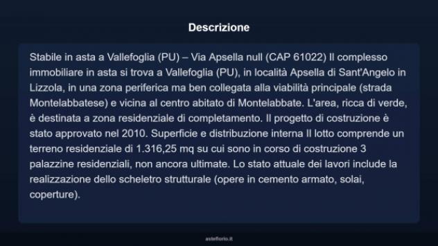 Immobile in asta di 1316 m², box auto in vendita a Vallefoglia - Foto 4