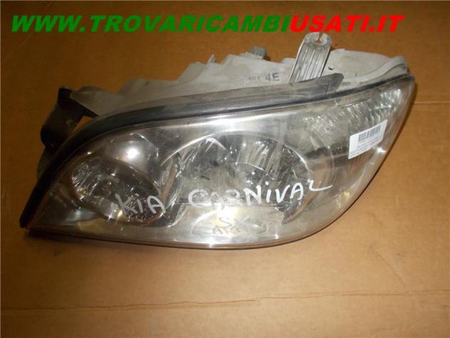 PROIETTORE S.(dal 11/2001) KIA CARNIVAL (UP/GQ)  Parti elettriche  Fanaleria  Proiettori  Proiettore ant. KIA - CARNIVAL - 01-05-1999 - 01-06-2006