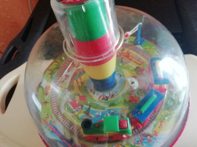 Trottola vintage anni 80 con trenino - Foto 3