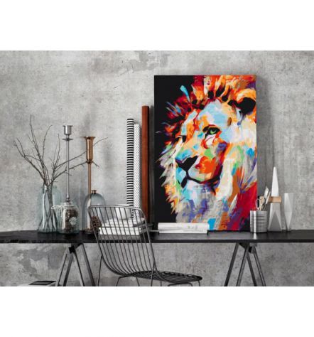 Quadro Fai Da Te 40x60 Cm. Animali N.3 ARREDALACASA Spedizione Gratis - Foto 2