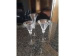 Vendesi set bicchieri in cristallo