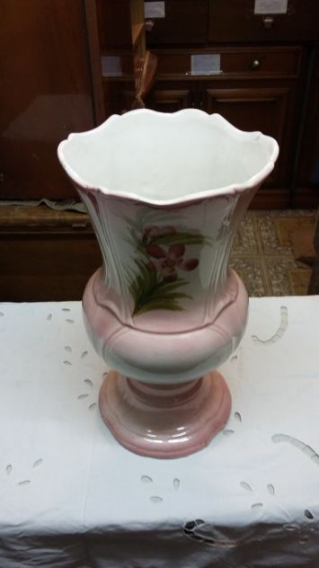 Grande vaso color rosa antico, ceramica Vintage - Foto 2