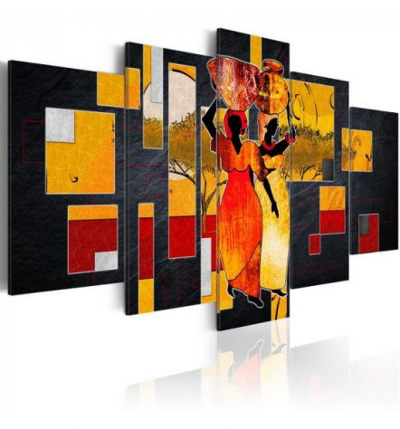 Quadro Donne Della Savana Cm.100x50 E 200x100 ARREDALACASA