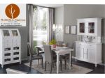 Mobili Torino Classici Rustici Soggiorni in Legno Completi Color Bianco