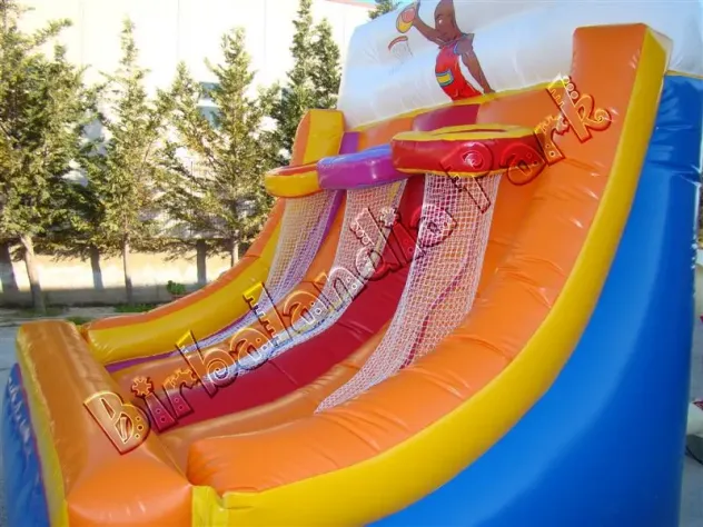 Gioco gonfiabile basket per bambini per luna park - Foto 3
