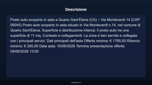 Immobile in asta di 11 m² in vendita a Quartu Sant'Elena - Foto 10