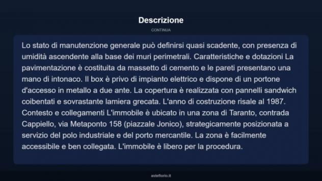 Immobile in asta di 20 m² in vendita a Taranto - Foto 5