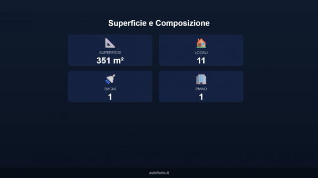 Immobile in asta di 351 m² con più di 5 locali in vendita a Roma - Foto 5