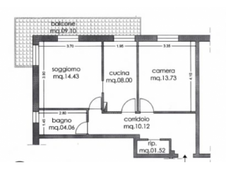 Piazza Pitagora alloggio signorile: 750 euro