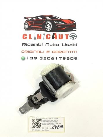 CINTURA DI SICUREZZA POSTERIORE CENTRALE FORD C - Max Serie AM51-R611B68-BE3YYW T1DA (10) - Foto 2