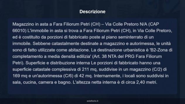 Immobile in asta di 211 m² in vendita a Fara Filiorum Petri - Foto 8