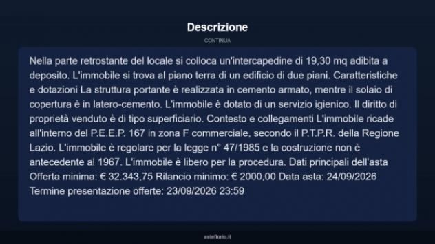 Immobile in asta di 79 m² in vendita a Sant'Oreste - Foto 7