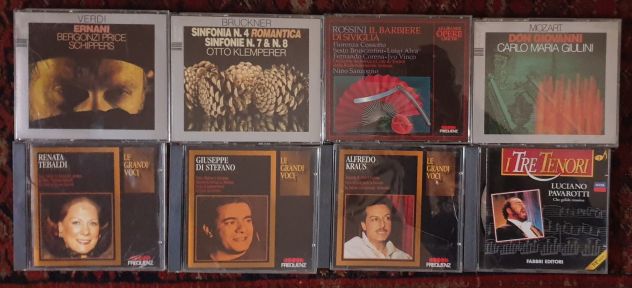 Lotto di 8 CD musica classica, sinfonica e grandi voci Frequenz