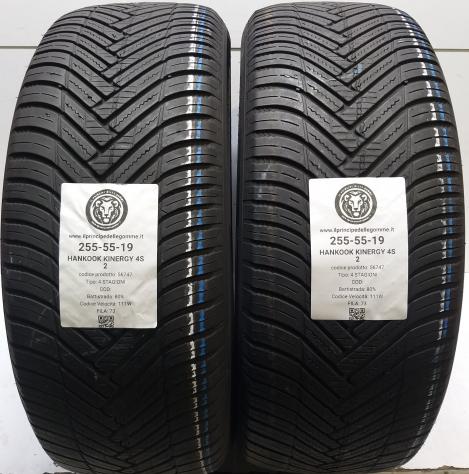 2 GOMME 255 55 19 HANKOOK A56747
