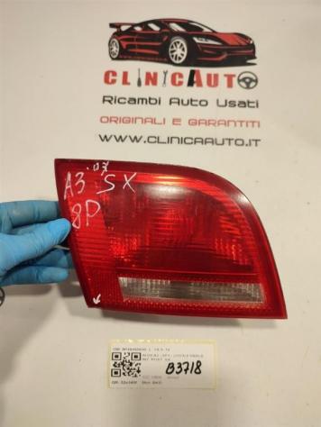 STOP POSTERIORE SINISTRO INTEGRATO NEL PORTELLO AUDI A3 Serie (8P1) 8P4945093B BKD (0508) - Foto 2