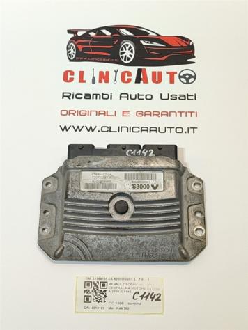 CENTRALINA MOTORE RENAULT Scenic Serie 21585422-0A 8200509963 K4M782 benzina 1598 (0309)