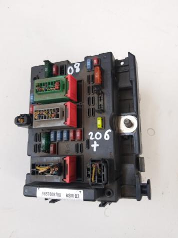 CENTRALINA PORTA FUSIBILI PEUGEOT 206 Plus Berlina 9657608780 diesel 1.4 (09)