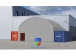 Tunnel Su container 8 x 6 x 5,6 mt, con testate da ambo i timpani
