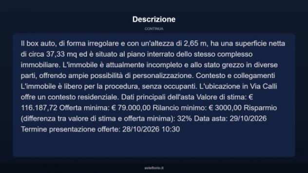 Immobile in asta di 194 m² con più di 5 locali e box auto in vendita a Campagna - Foto 13