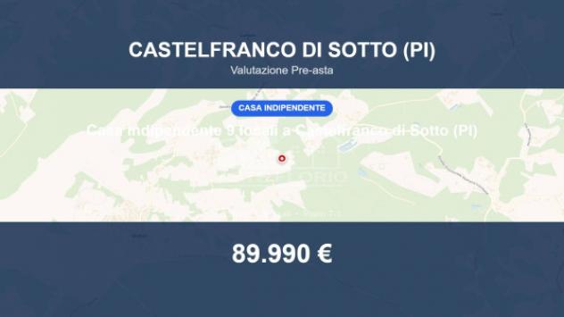 Immobile in asta di 256 m² in vendita a Castelfranco di Sotto