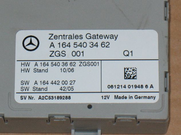 A1645403462 ECU CHIUSURE CENTRALIZZATE MERCEDES W164 A1645403462 A1645403662 - Foto 2