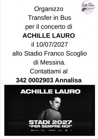 CONCERTO DI ACHILLE LAURO ALLO STADIO SANFILIPPO DI MESSINA IL 10/07/27