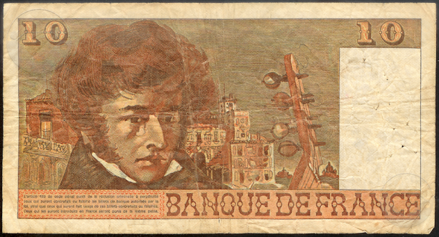 FRANCIA banconote 10 Franchi 1974-76 - Foto 4