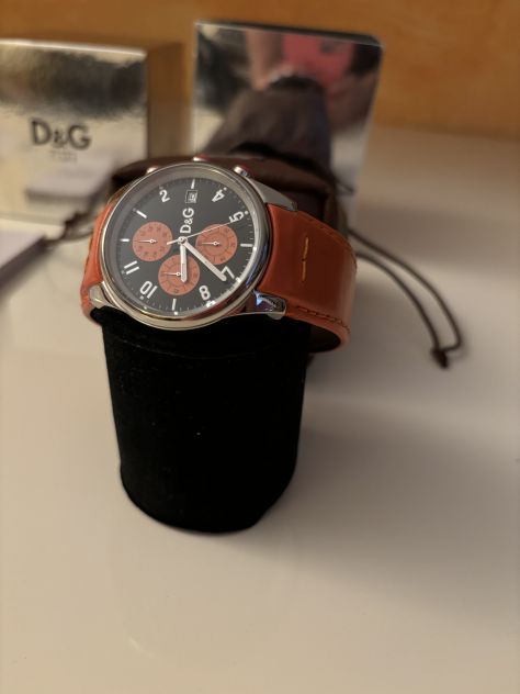 OROLOGIO AL QUARZO CON CRONOGRAFO,DA UOMO,FIRMATO ORIGINALE”D &amp; G:DOLCE &amp; GABB - Foto 6
