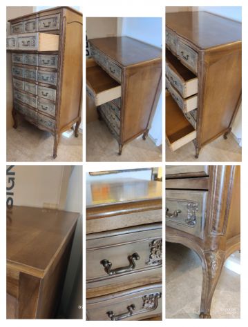 Vendo settimino in stile classico in legno color noce, con 7 cassetti capienti. - Foto 2
