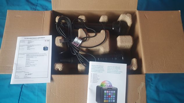 Karaoke Box cassa Usb e 2 microfoni - NUOVA - Foto 2