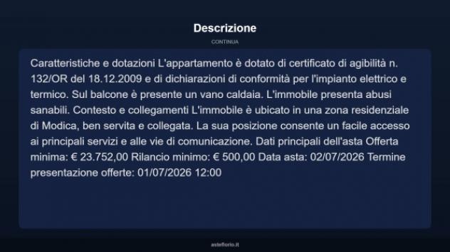 Immobile in asta di 56 m² in vendita a Modica - Foto 5