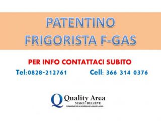 Patentino Frigoristi FGAS (IN TUTTA ITALIA)