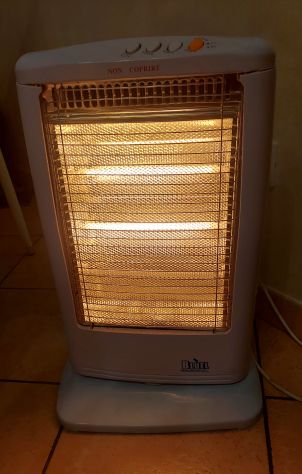 stufa alogena elettrica 3 livelli di potenza 1200W - Foto 6