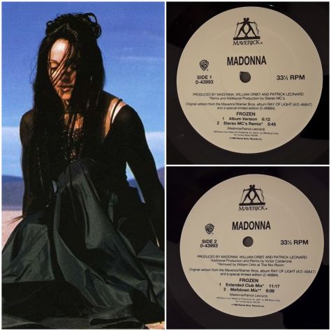 MADONNA, frozen, Etichetta: Maverick 0 9362-43993-0 8, Made in U.S.A. 1998. - Foto 4
