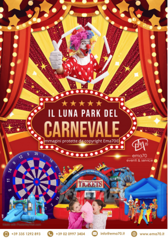 Il Luna Park del Carnevale-CARNEVALE- EVENTI DI PIAZZA- ANIMAZIONE PER FAMIGLIE - Foto 2